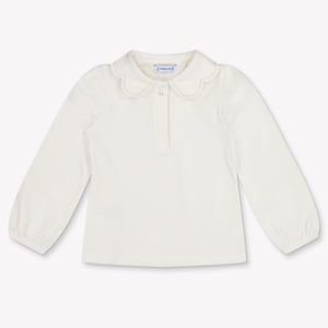 Mayoral Bébé Filles Polo en blanc cassé