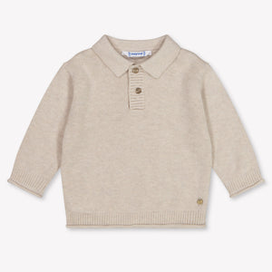 Mayoral Bébé Garçons Pull en Beige Clair