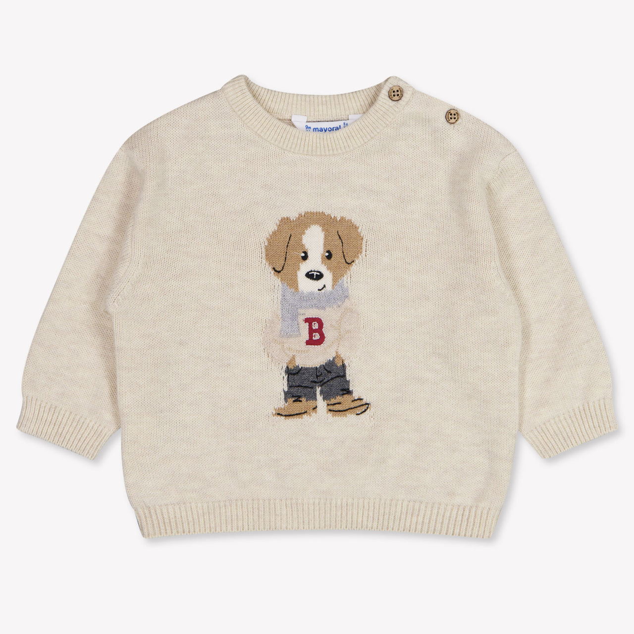 Mayoral bebe Chicos suéter en Beige claro