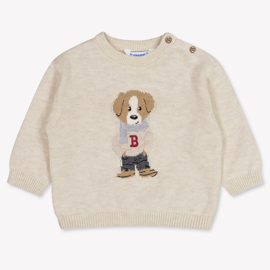 Mayoral bebe Chicos suéter en Beige claro
