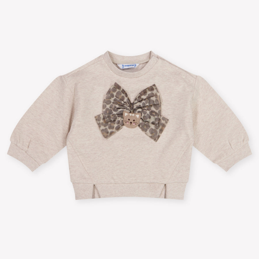 Mayoral Bébé Filles Pull en Beige Clair