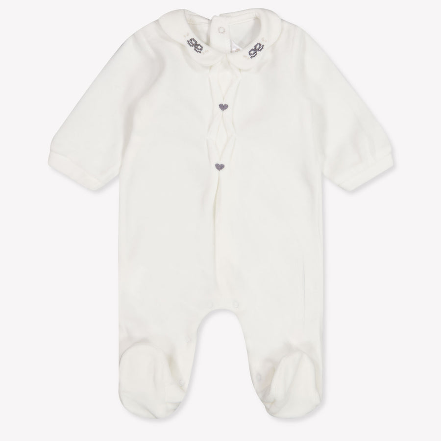 Mayoral bebe Chicas Mono corto en Blanco Roto