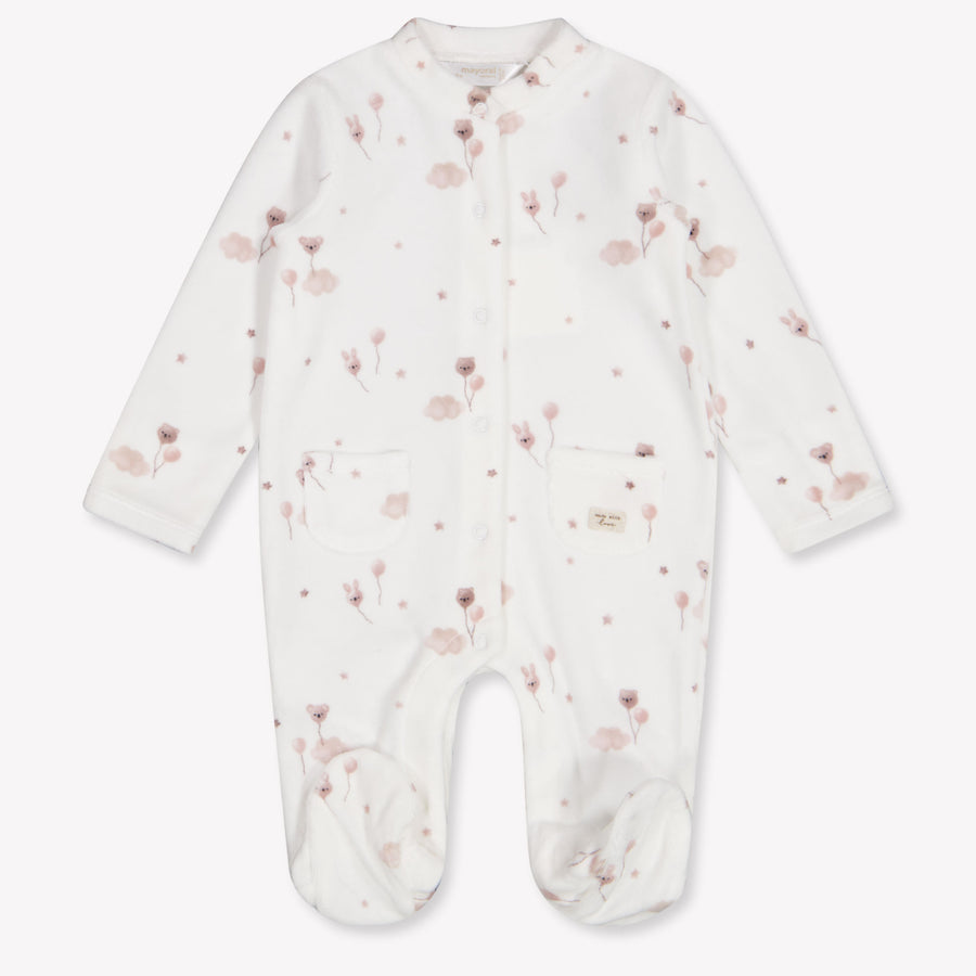 Mayoral bebe Chicos Mono corto en Blanco Roto