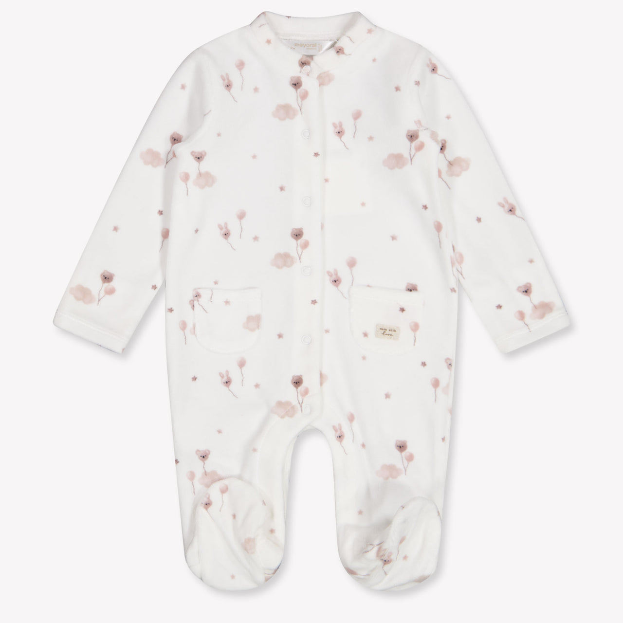 Mayoral bebe Chicos Mono corto en Blanco Roto