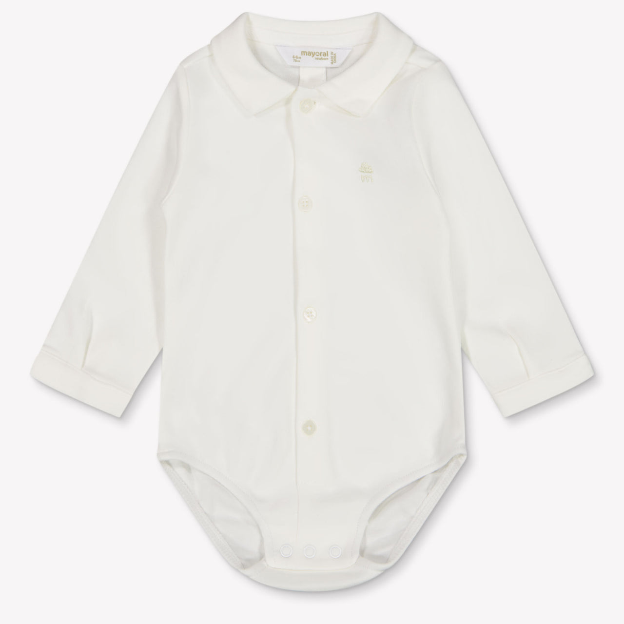Mayoral bebe Chicos mameluco en Blanco Roto