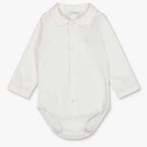 Mayoral bebe Chicos mameluco en Blanco Roto