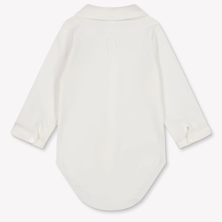 Mayoral bebe Chicos mameluco en Blanco Roto