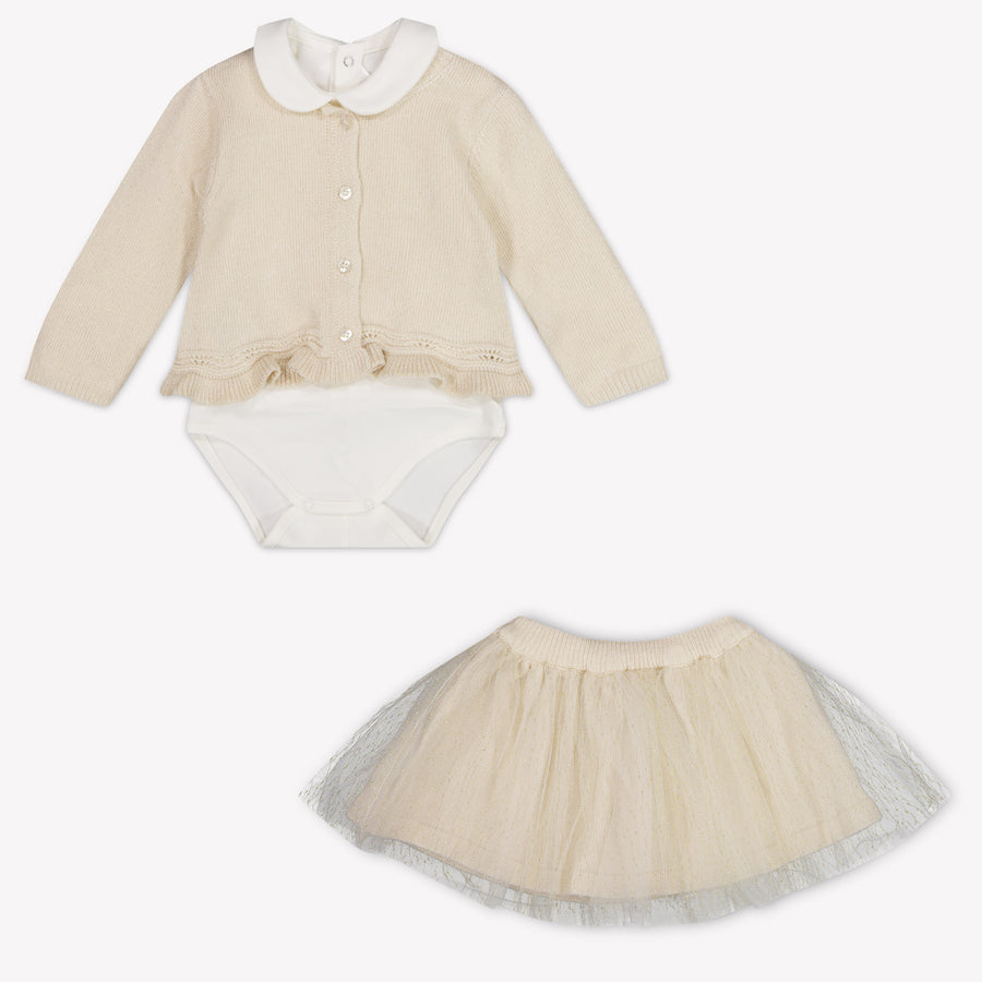 Mayoral Baby Meisjes Setje In Licht Beige