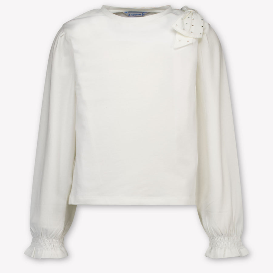 Mayoral Mädchen T-Shirt in Off-White