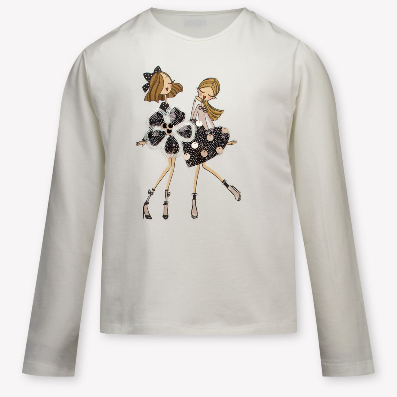 Mayoral Kinder Mädchen T-Shirt In Grauweiß