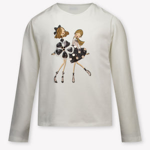 Mayoral Kinder Mädchen T-Shirt In Grauweiß