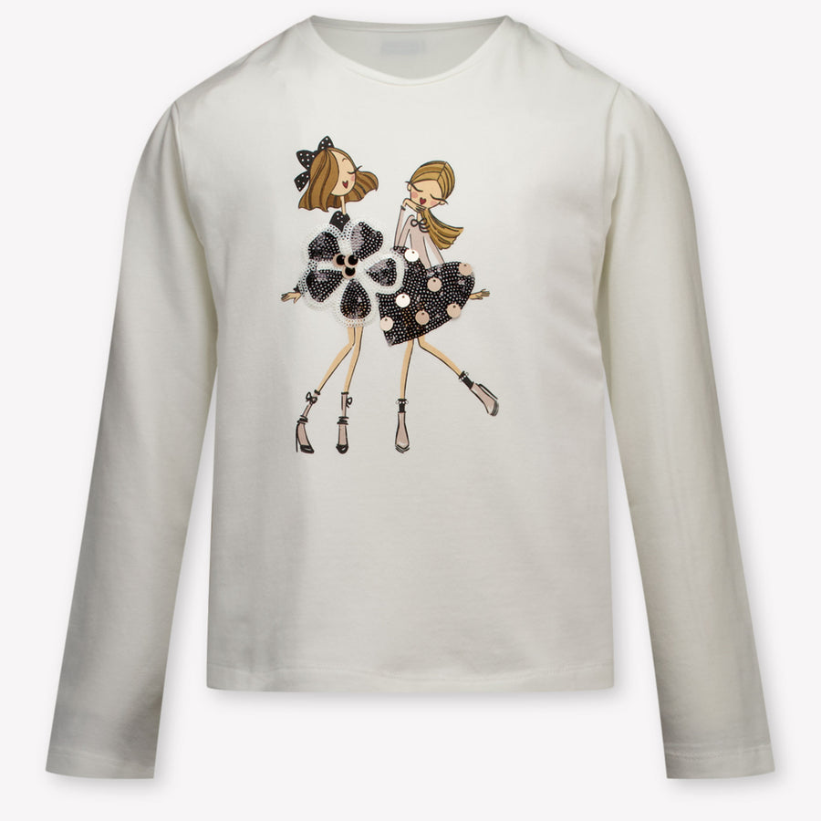 Mayoral Kinder Mädchen T-Shirt In Grauweiß