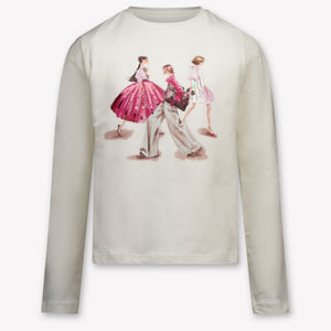 Mayoral Bambini Ragazze Maglietta dentro Off White