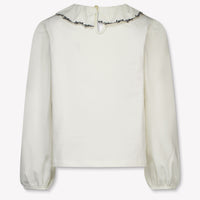 Mayoral Bambini Ragazze Camicetta dentro Off White