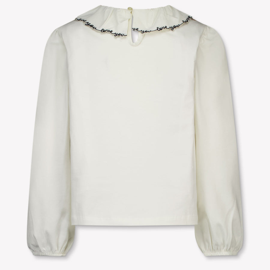 Mayoral Bambini Ragazze Camicetta dentro Off White