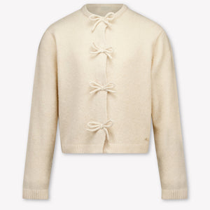 Mayoral Enfants Filles Cardigan en Beige