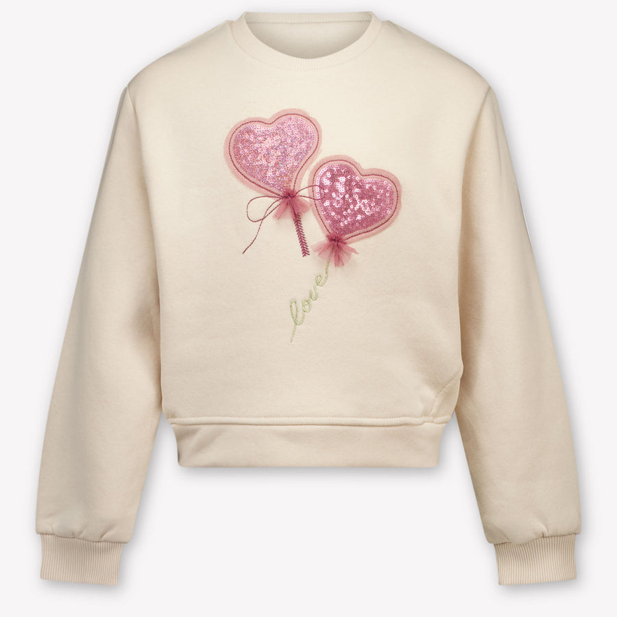 Mayoral Kinder Mädchen Pullover rein Grauweiß