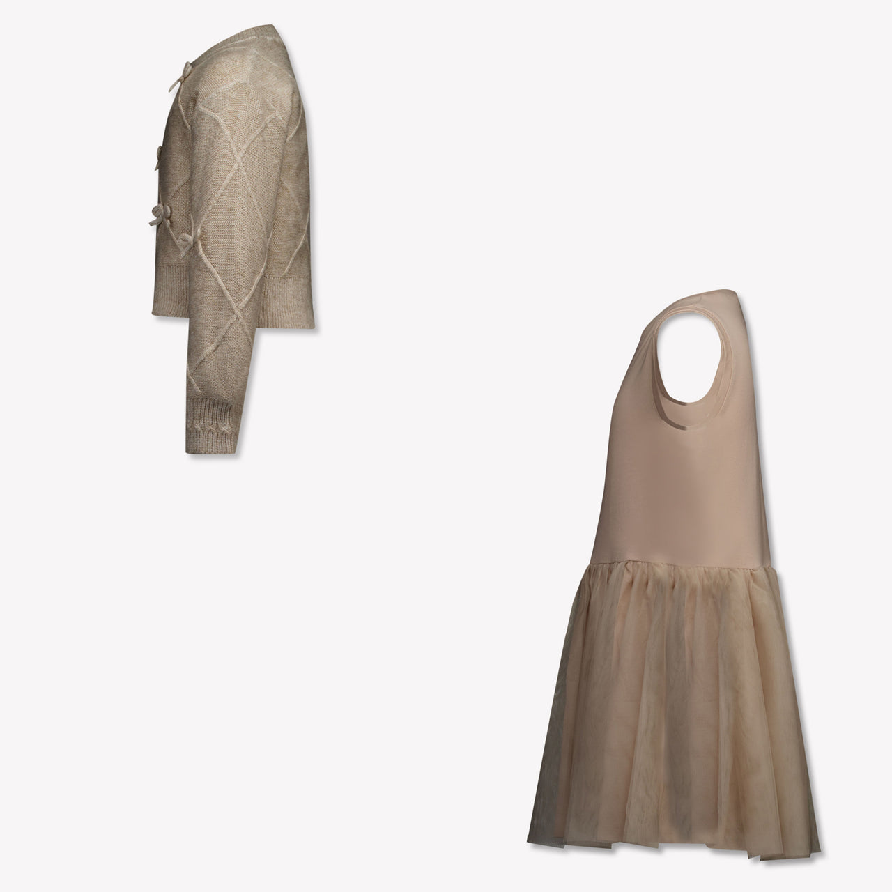 Mayoral Bambini Ragazze Vestirsi Beige
