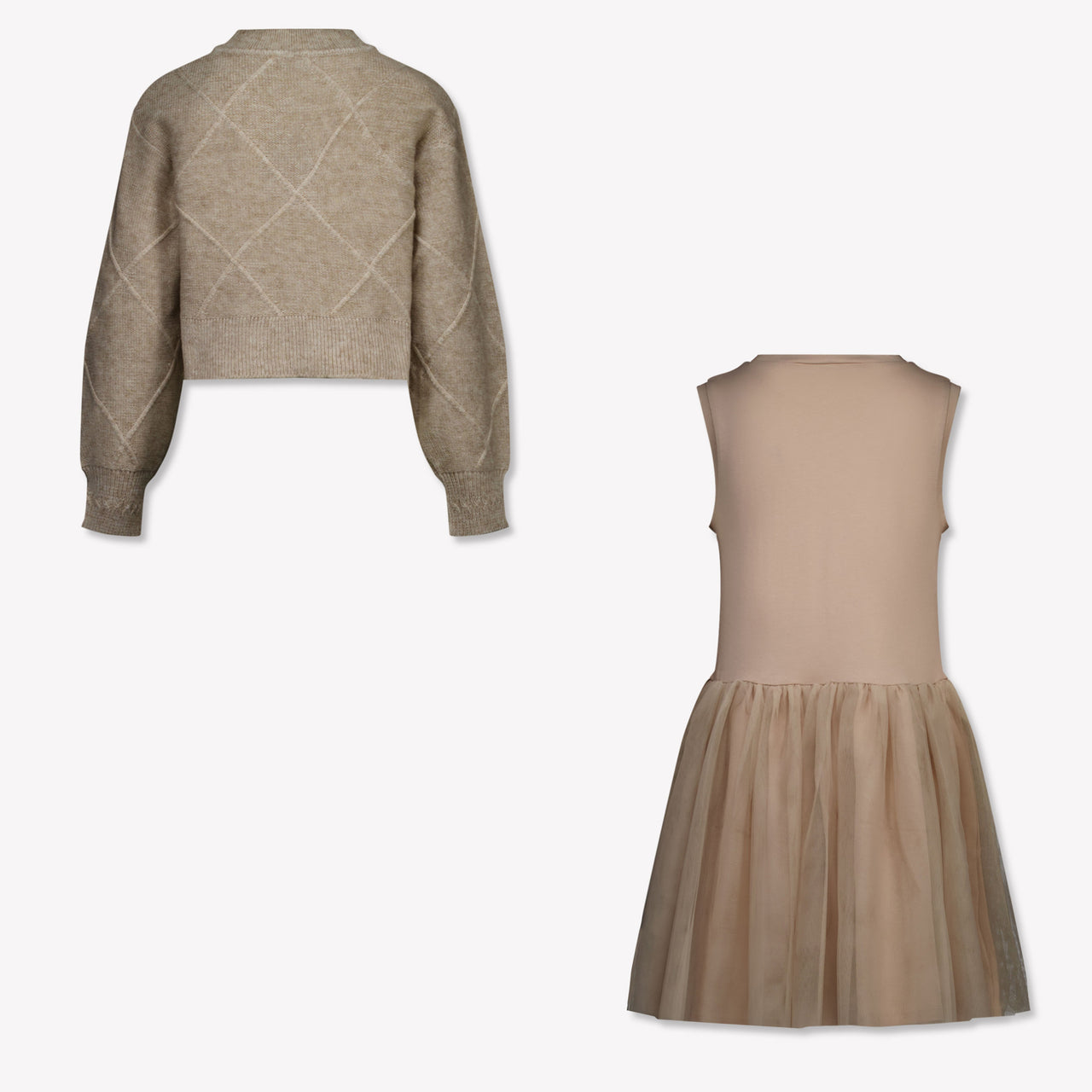 Mayoral Bambini Ragazze Vestirsi Beige