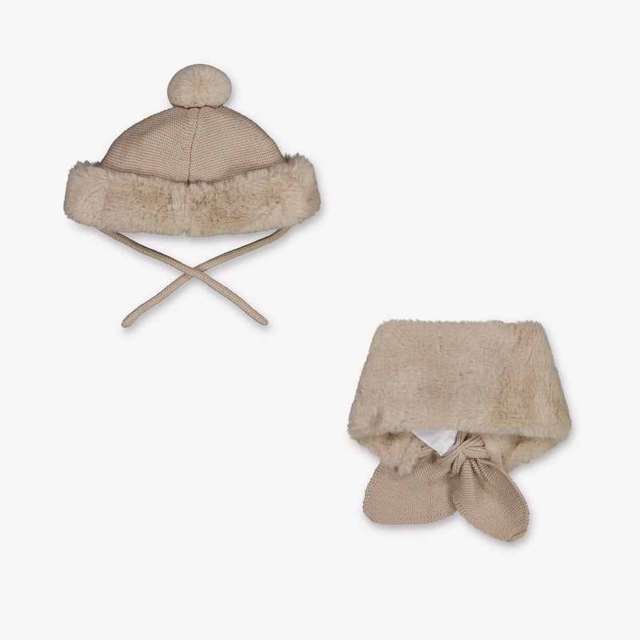 Mayoral Bébé Filles Chapeau dedans Beige