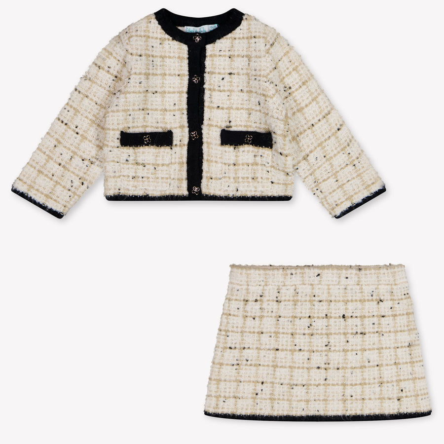 Abel & Lula Baby Mädchen Set in Beige