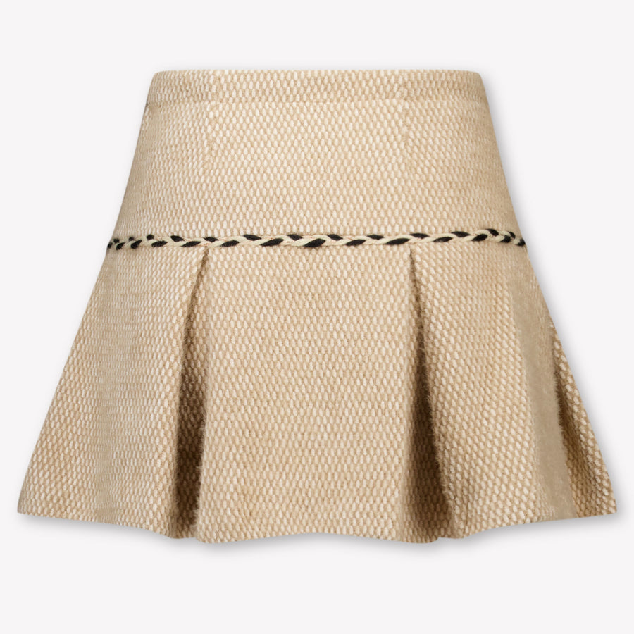 Abel & Lula Kids Girls Skirt In Light Beige