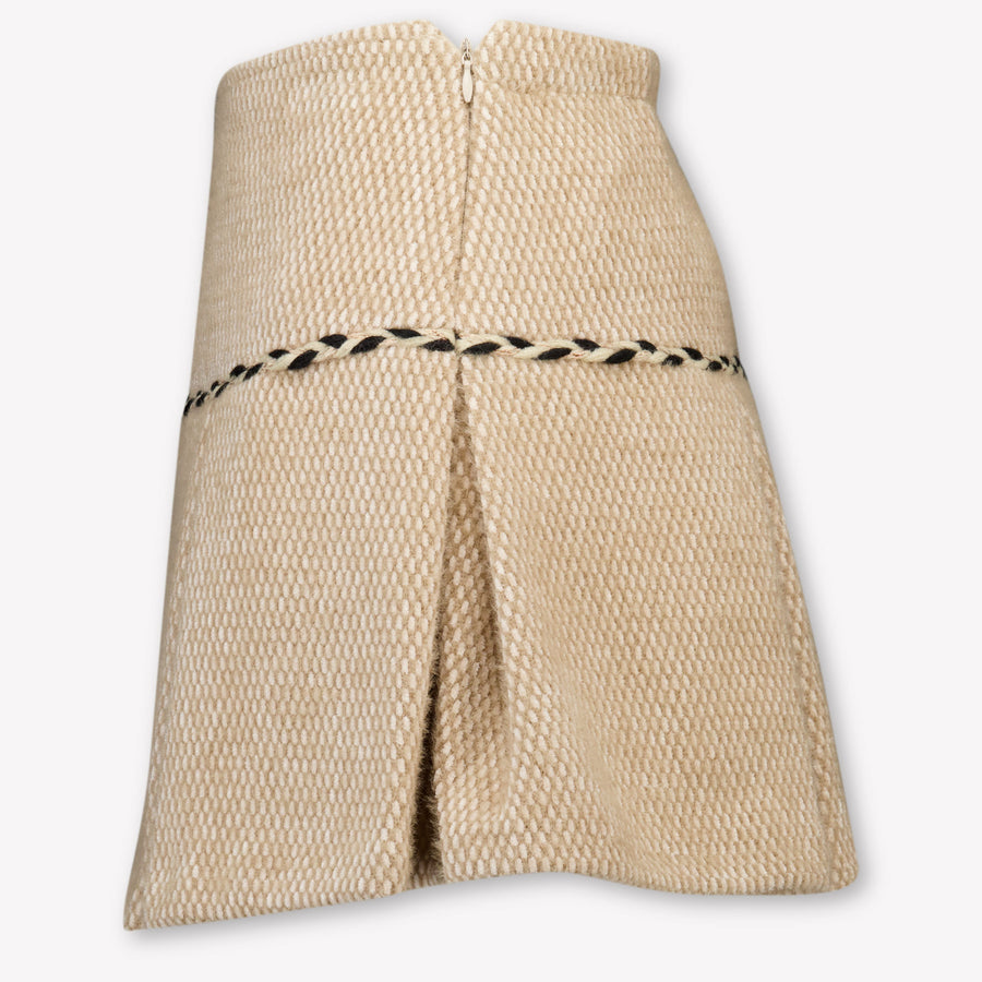 Abel & Lula Kids Girls Skirt In Light Beige