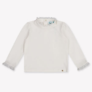 Abel & Lula Baby Mädchen T-Shirt In Grauweiß