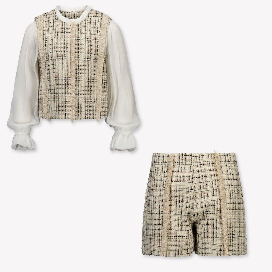 Abel & Lula Mädchen Set in Beige