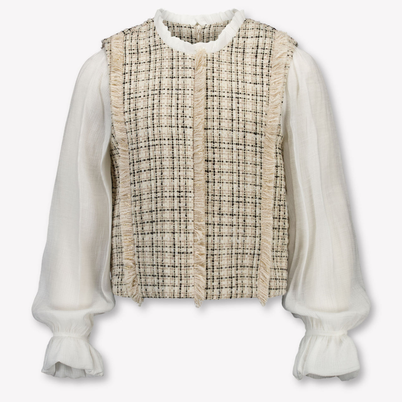 Abel & Lula Kids Girls Set In Beige