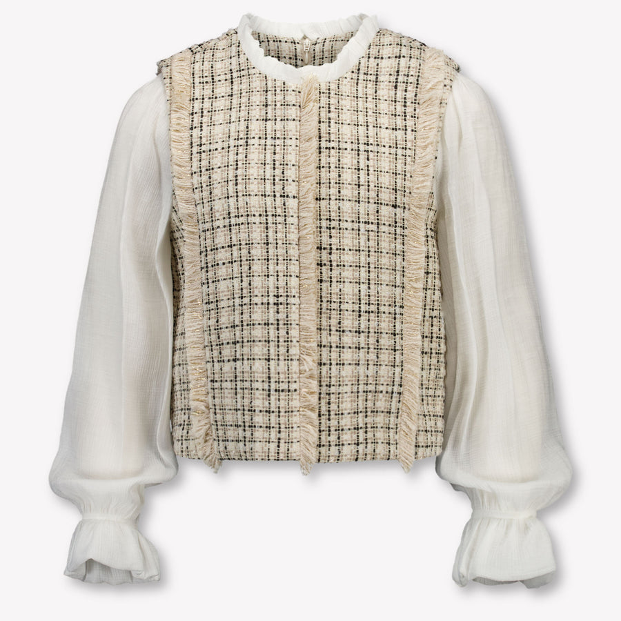 Abel & Lula Kids Girls Set In Beige