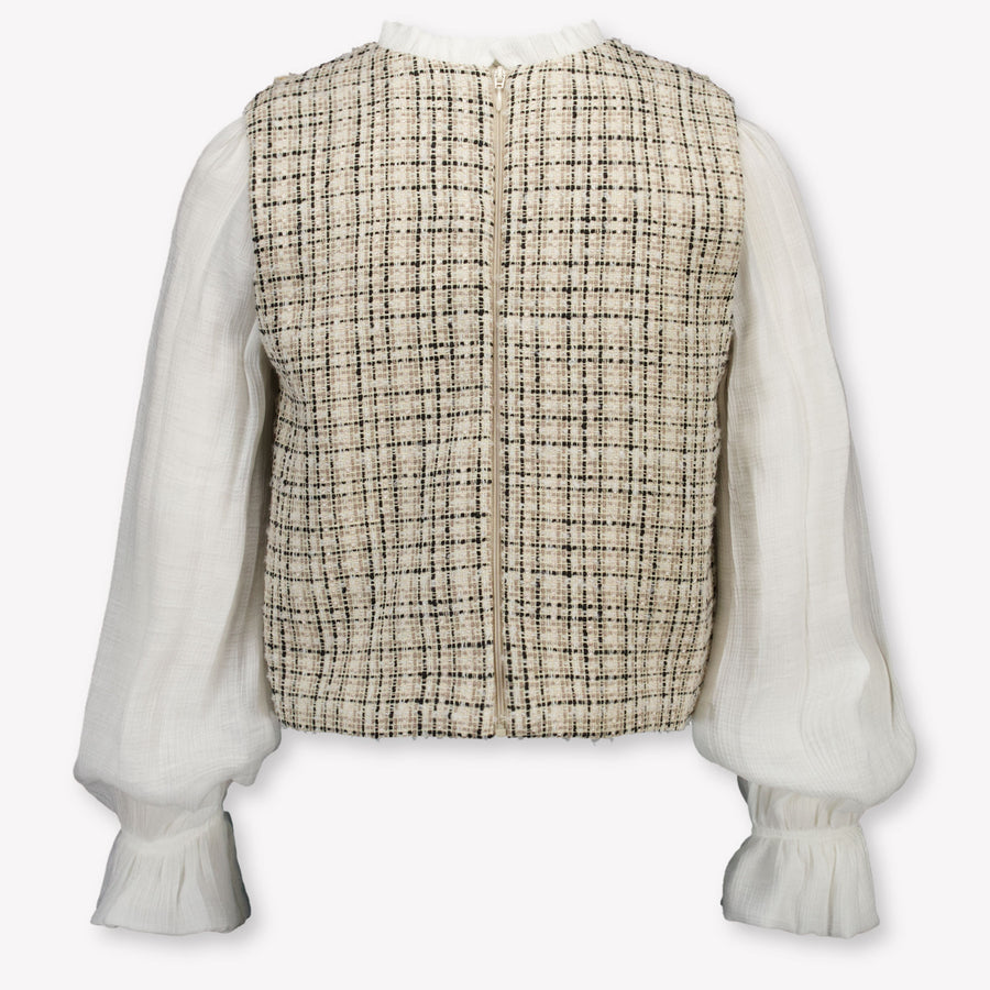Abel & Lula Kids Girls Set In Beige