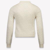 Abel & Lula Kids Girls Sweater In Beige