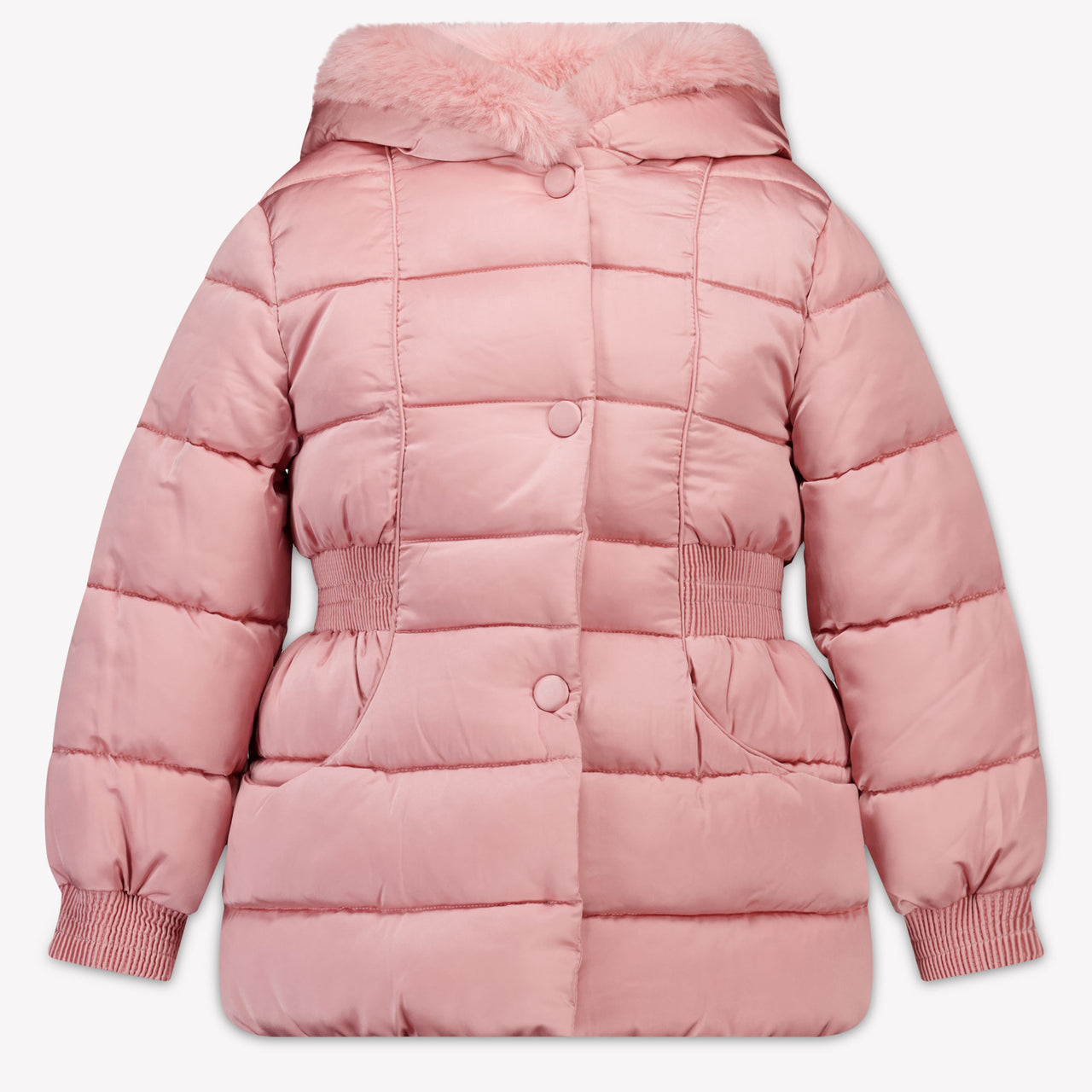 Abel & Lula Kinder Meisjes Winterjas In Licht Roze