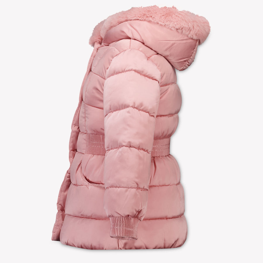 Abel & Lula Kinder Meisjes Winterjas In Licht Roze