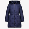 Abel & Lula Girls Winter Jacket in Navy