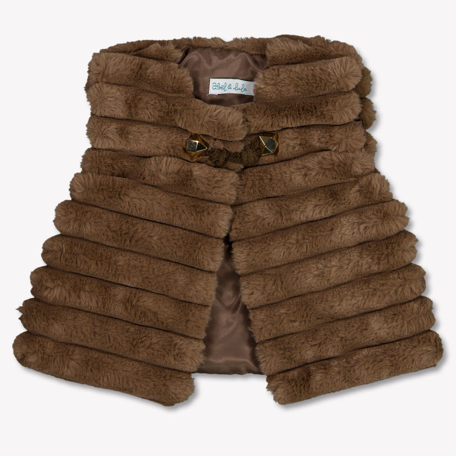 Abel & Lula bebe Chicas Chalecos en Camel