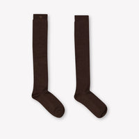 Abel & Lula Kinder Mädchen Socken im Dunkeln Braun
