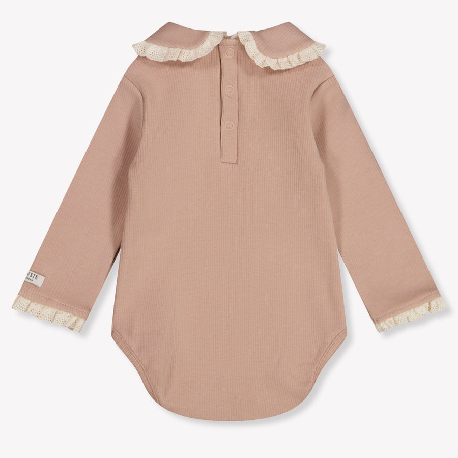 Donsje Amsterdam Dieta bebe Chicas mameluco en Rosa Antiguo
