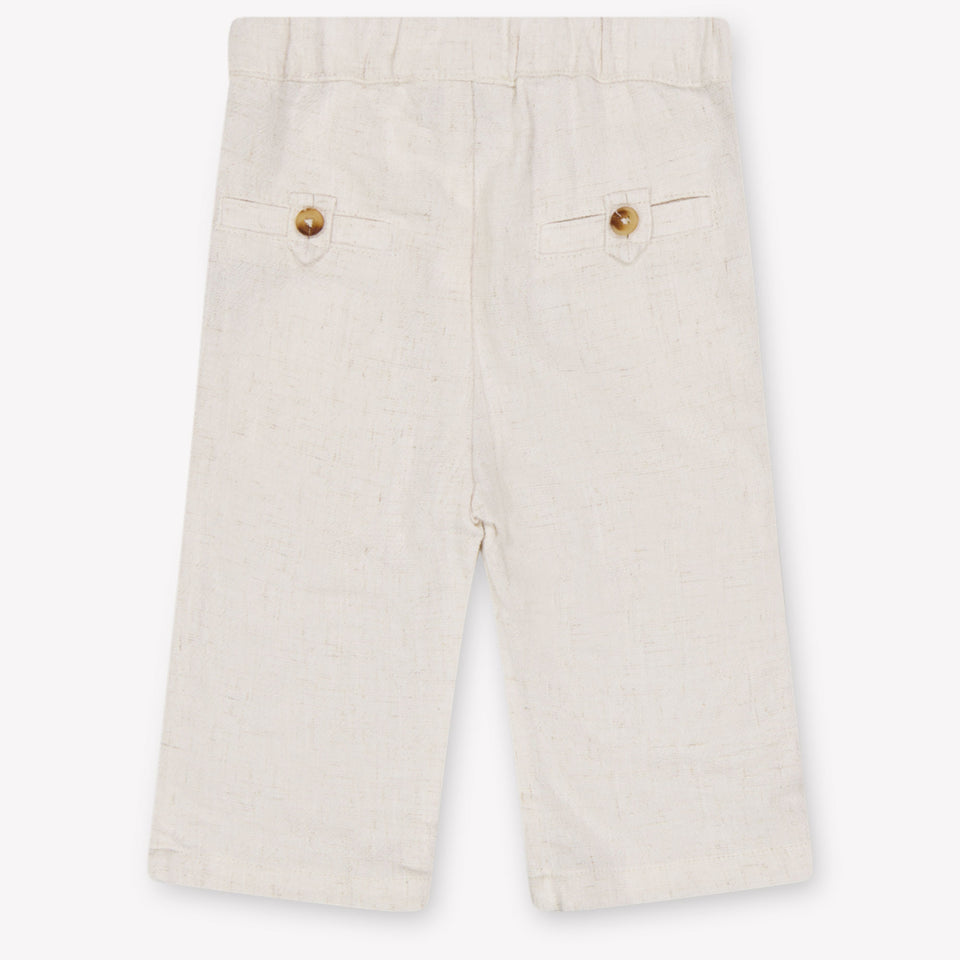 Donsje Amsterdam dado bebe Chicas pantalones en Blanco Roto