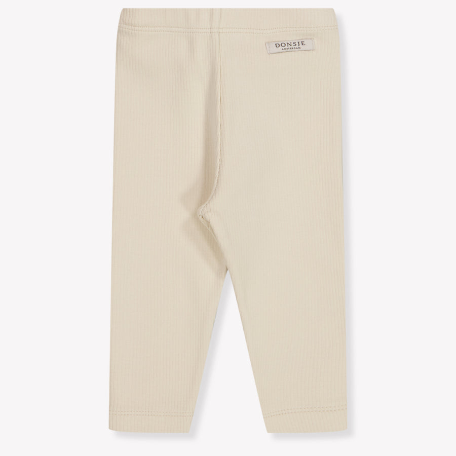 Donsje Amsterdam Ellie Baby Girls Legging in Light Beige