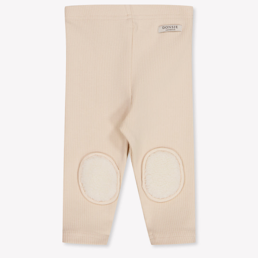 Donsje Amsterdam Keene Baby Unisex Legging in Light Beige
