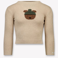 Donsje Amsterdam Kinder Jungen Pullover rein Beige