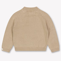Donsje Amsterdam Loke Baby Ragazzi Maglione dentro Taupe