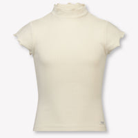 Donsje Amsterdam Aurora Kinder Ragazze Maglietta dentro Beige Chiaro