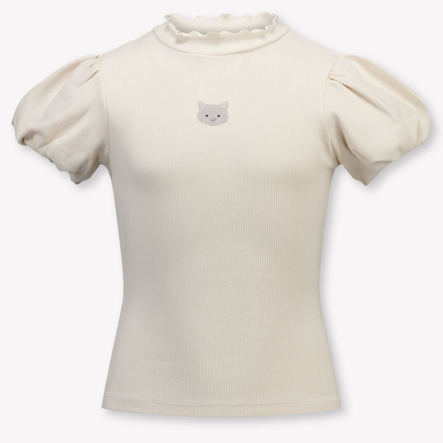 Donsje Amsterdam Nowien Kinder Mädchen T-Shirt In Grauweiß