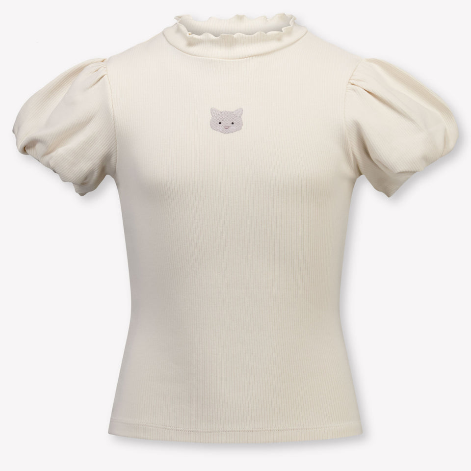 Donsje Amsterdam Nowien Kinder Mädchen T-Shirt In Grauweiß