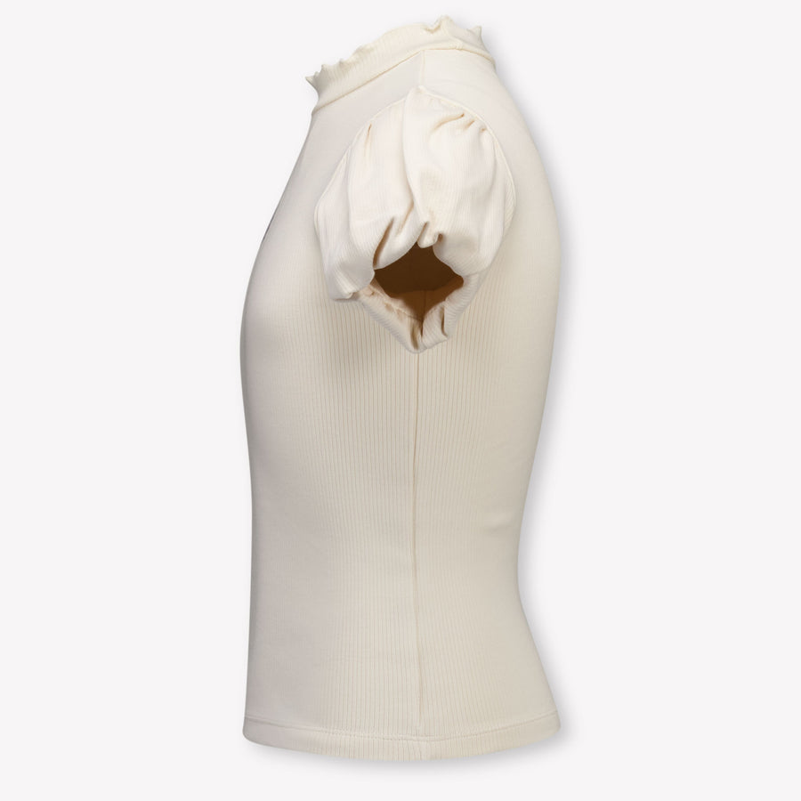 Donsje Amsterdam Adesso Kinder Ragazze Maglietta dentro Off White