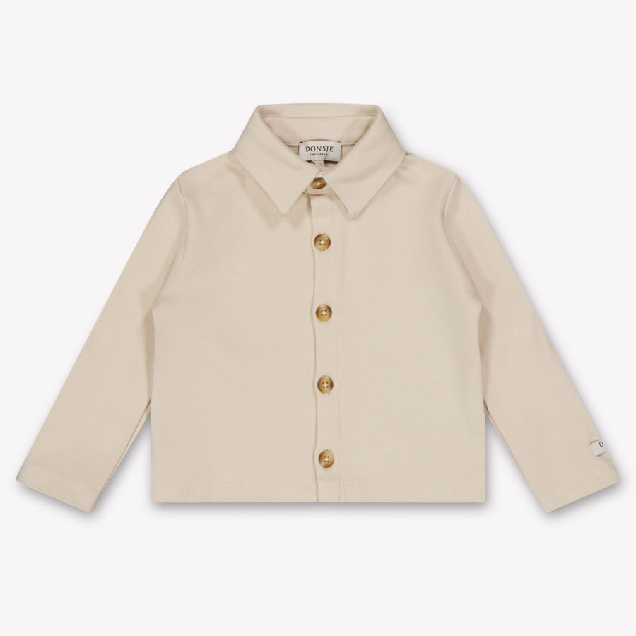 Donsje Amsterdam bebé Chicos Blusa En Beige claro