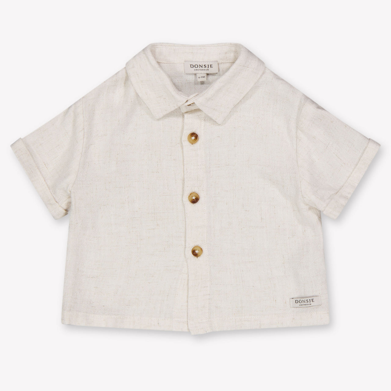 Donsje Amsterdam Brammie Baby Ragazzi Camicetta dentro Off White